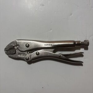 HART 7" Straight Jaw Locking Pliers Nickel Plated For Durability New